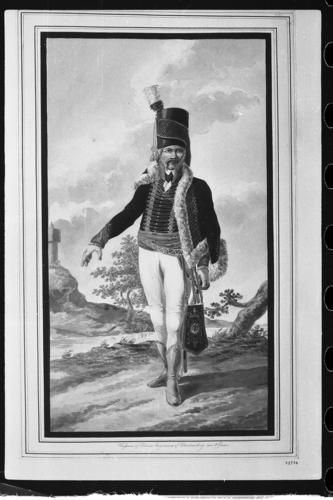 Prussian Army. Staff and Regimental Uniforms. Officer of the 4th Hussars Prussian Army. Staff and Regimental Uniforms. Officer of the 4th Hussars
