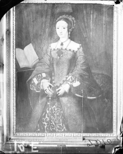 Portrait of Queen Elizabeth when young Portrait of Queen Elizabeth when young
