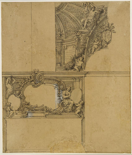 A study for a decorative scheme for Alexander VII