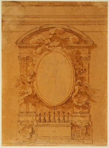 A study for the high altar, S. Tommaso da Villanueva, Castel Gandolfo