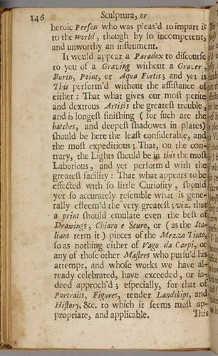 Sculptura, or, The history and art of chalcography and engraving in copper : with an ample enumeration of the most renowned masters, and their works ; to which is annexed, A new manner of engraving, o