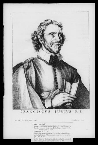 Francois du Jon the younger, called Junius Francois du Jon the younger, called Junius