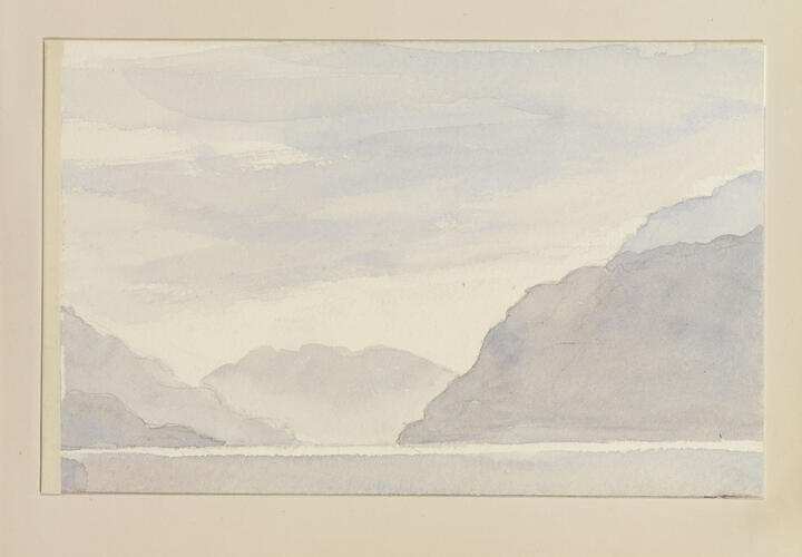 Master: SKETCHES BY QUEEN VICTORIA I
Item: Loch Lormond f[ro]m above Inversnaid