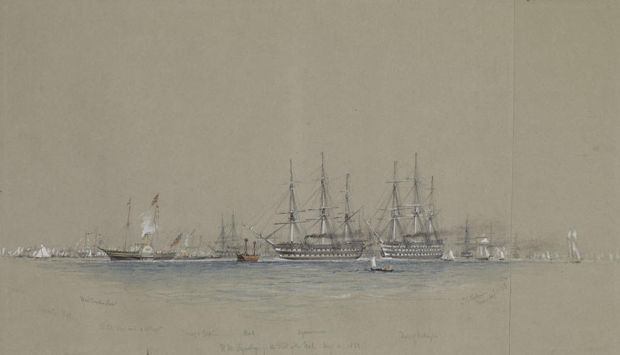Naval Review at Spithead, 11 August 1853