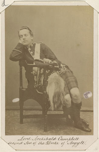Lord Archibald Campbell, second son of the Duke of Argyll. [Photographs, English Portraits. Volume 70. ]