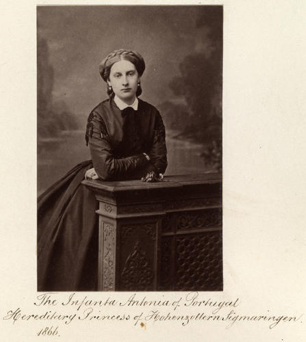Photograph of Antonia, Infanta of Portugal, hereditary Princess of Hohenzollern Sigmaringen (1845-1913)