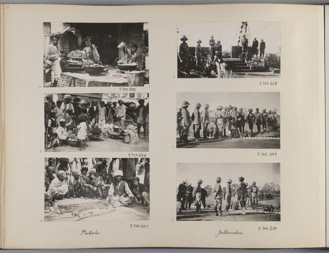 Inhabitants of Patiala: Edward, Prince of Wales. Royal Tour of India, 1921-1922