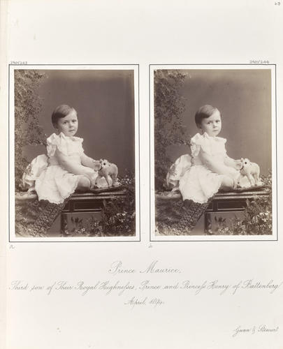 Prince Maurice of Battenberg, 1894 [in Portraits of Royal Children Vol. 41 1893-1894]