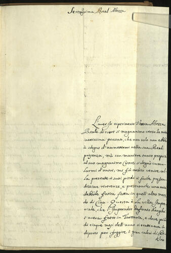 Prospettiva de luoghi di delizie dell'Imperador della Cina / dessignate e scolpite dal missionario D. Matteo Ripa, Ab. di S. Lorenzo in Avena