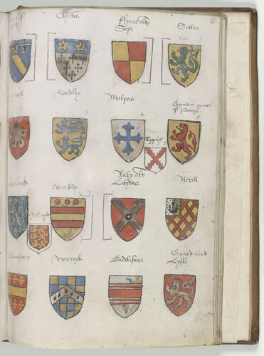 Dethick (Sir Gilbert) register of the Order of the Garter
