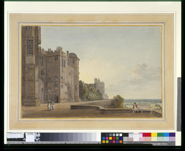 The North Terrace, looking west