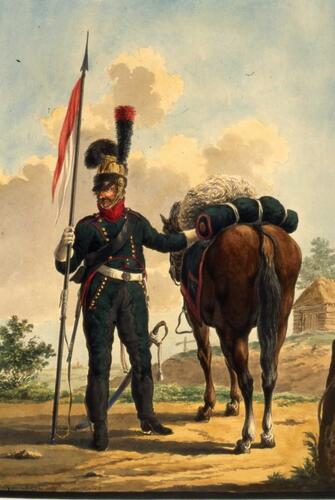 French Army. Private, Chevau-Légers lanciers French Army. Private, Chevau-Légers lanciers