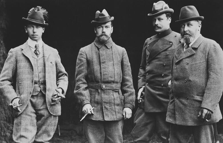 Group, [Coburg], October 1897 [in Portraits of Royal Children Vol. 44 1897-1899]