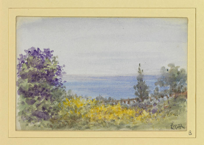 Master: Fairies, Landscape with sea, Irises
Item: A coastal landscape Master: Fairies, Landscape with sea, Irises
Item: A coastal landscape