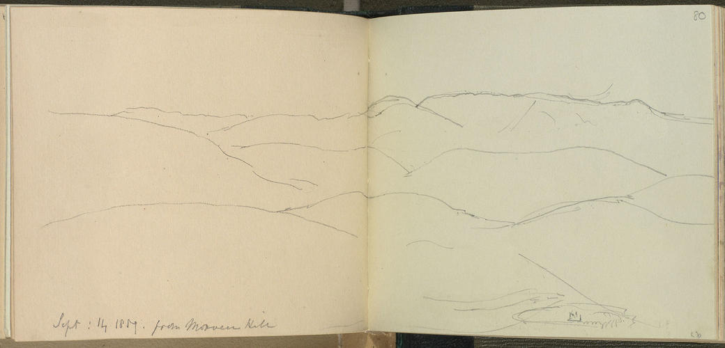 Master: SKETCHES FROM NATURE V. R. 1855 TO 1860
Item: From Morven Hill