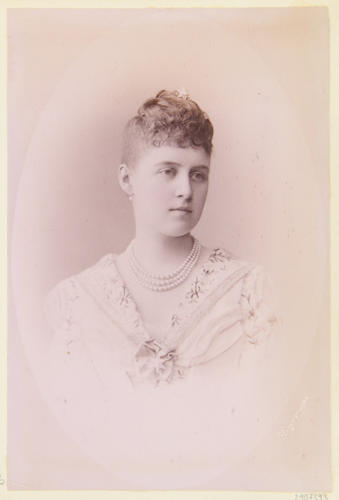 Grand Duchess Alexandra Georgiewna, wife to Grand Duke Paul of Prussia, 1889. [Album: Photographic Portraits vol. 6/64 1888-1893]