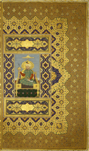 Master: Padshahnamah ?????????? (The Book of Emperors) ??
Item: The Padshahnamah frontispiece: Timur