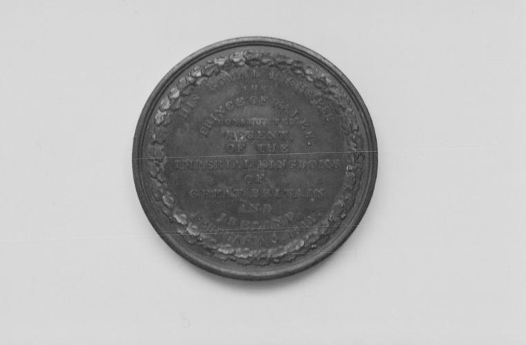Great Britain. Medal commemorating The Prince of Wales being appointed Regent, 1811 Great Britain. Medal commemorating The Prince of Wales being appointed Regent, 1811