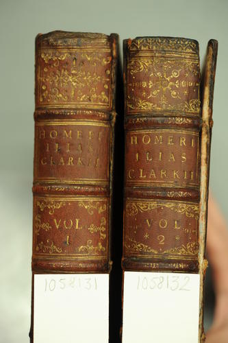 Homeri Ilias, Graece et Latine; v. 1 / annotationes . . . scripsit atque edidit Samuel Clarke