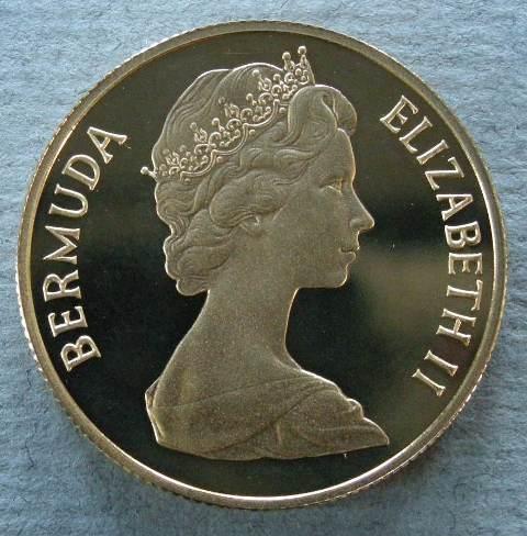 Bermuda. Proof $250, commemorating the marriage of H. R. H. The Prince of Wales and Lady Diana Spencer. (Piefort) Bermuda. Proof $250, commemorating the marriage of H. R. H. The Prince of Wales and Lady Diana Spencer. (Piefort)