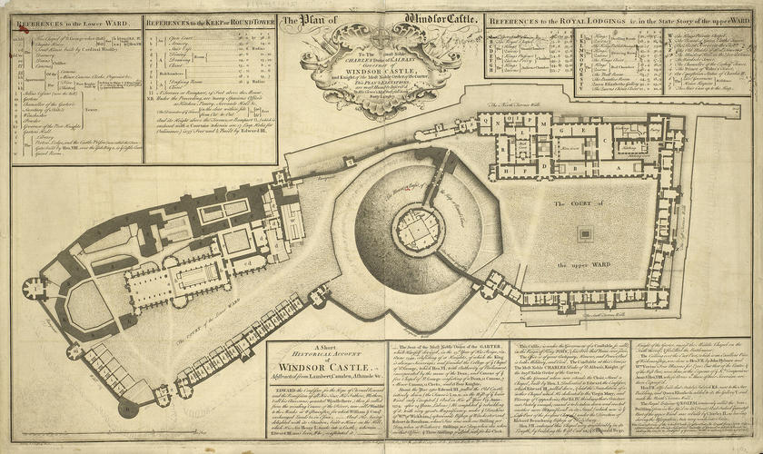 The Plan of Windsor Castle The Plan of Windsor Castle