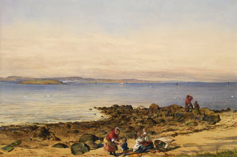 View from the foreshore near Cramond House View from the foreshore near Cramond House