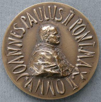 Vatican City. Medal commemorating year II of the Pontificate of Pope John Paul II Vatican City. Medal commemorating year II of the Pontificate of Pope John Paul II