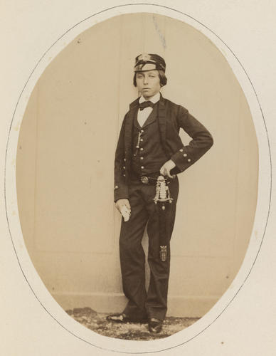 'Prince Alfred, R. N. '; Prince Alfred, later Duke of Saxe-Coburg (1844-1900) wearing his Royal Navy uniform