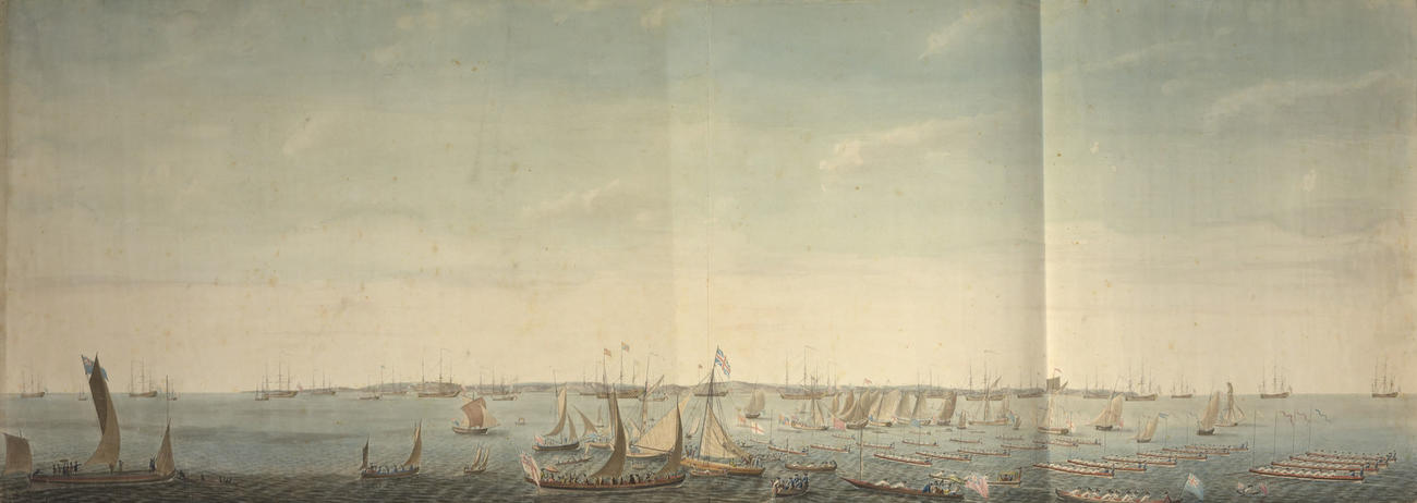 A Regatta at Spithead, June 23, 1773