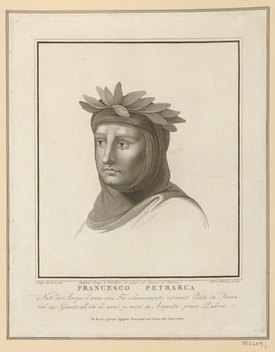 Master: Set of twenty-two prints reproducing heads from the 'Parnassus'
Item: Head of a poet [from the 'Parnassus']