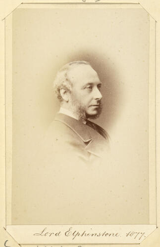 Lord Elphinstone. 1877. [Royal Household Portraits. Volume 55. ]