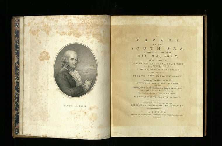 A Voyage to the south sea. . . for the purpose of conveying the bread-fruit tree to the West Indies. . . commanded by. . . William Bligh