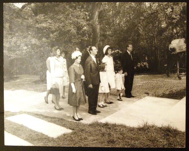 Kennedy Memorial unveiled at Runnymede, 1965 Kennedy Memorial unveiled at Runnymede, 1965