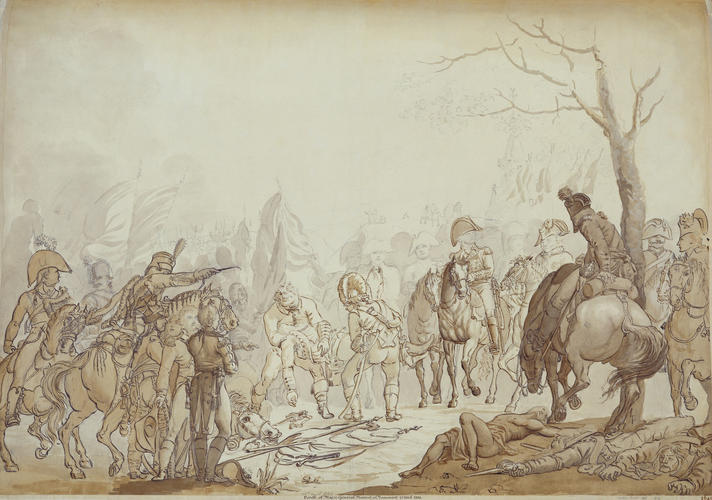 The Death of Major General John Mansel, at Beaumont, 26th April 1794