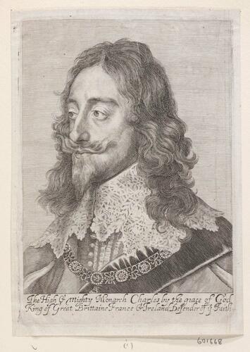 The High & Mighty Monarch Charles by the grace of God King of Great Brittaine France & Ireland Defender of ye Faith