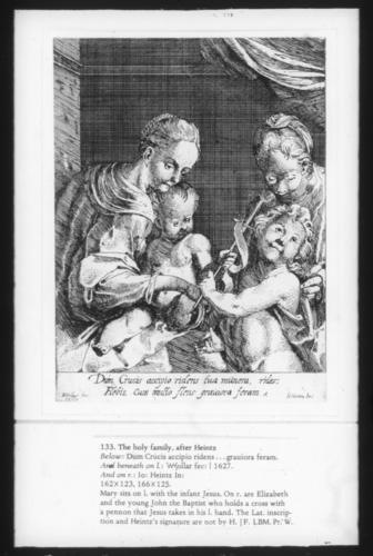 The Holy Family, after Heintz The Holy Family, after Heintz