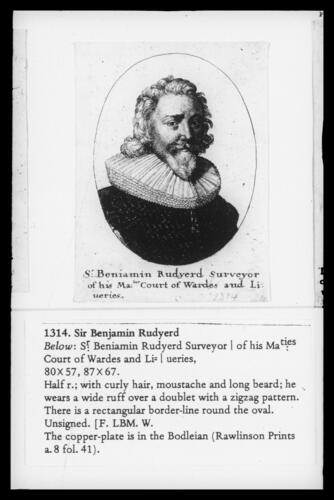 Sir Benjamin Rudyerd Sir Benjamin Rudyerd