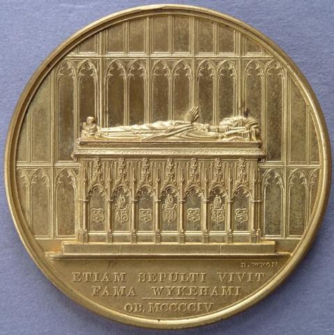 Specimen of the Queen's Medal for Winchester College Specimen of the Queen's Medal for Winchester College