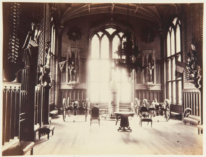 The Guard Chamber looking south The Guard Chamber looking south