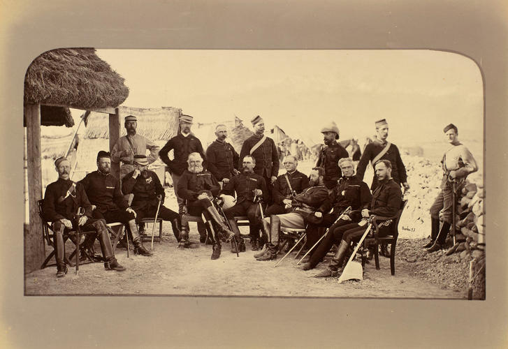 General Sir Samuel Browne and staff, Pesahawar Valley Field Force General Sir Samuel Browne and staff, Pesahawar Valley Field Force
