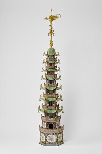 Pair of small pagodas