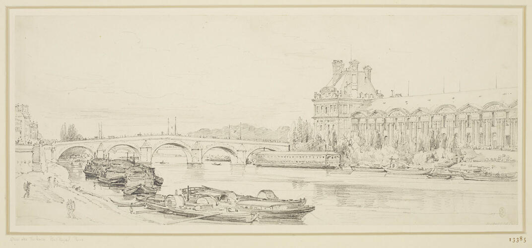 The Quai des Tuileries and Pont Royal, Paris