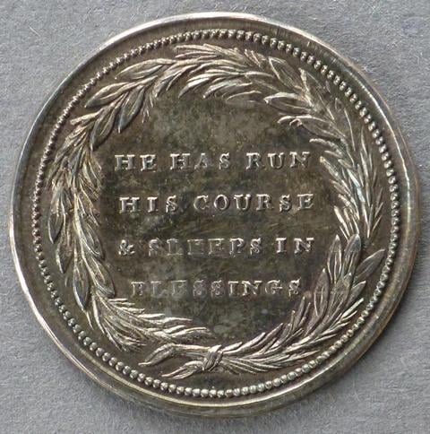 Medal commemorating the Death of King George III, 1820 Medal commemorating the Death of King George III, 1820