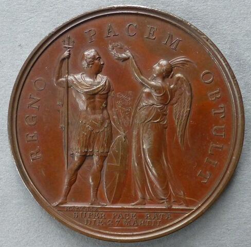 Great Britain. Medal commemorating the Peace of Amiens Great Britain. Medal commemorating the Peace of Amiens
