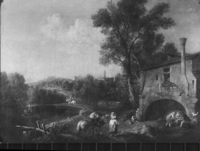 Landscape with a Wayside Tavern