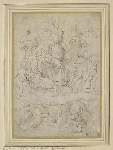 A Bacchic scene and other sketches; the Fall of Phaethon, and an architectural sketch A Bacchic scene and other sketches; the Fall of Phaethon, and an architectural sketch