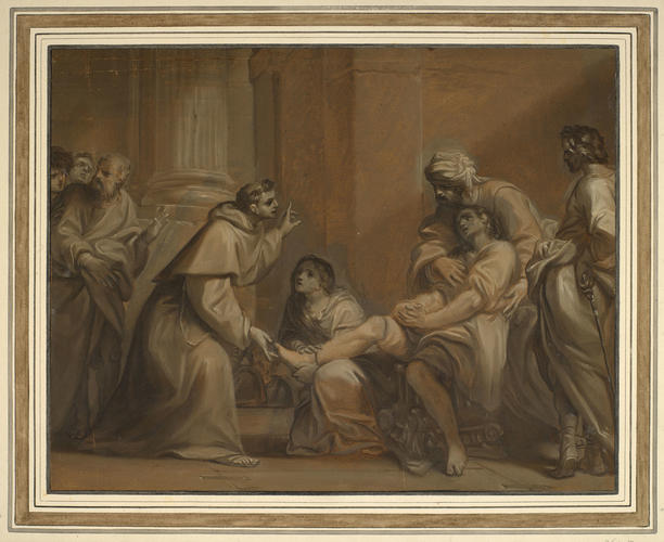 St Anthony of Padua heals the severed foot of a youth St Anthony of Padua heals the severed foot of a youth