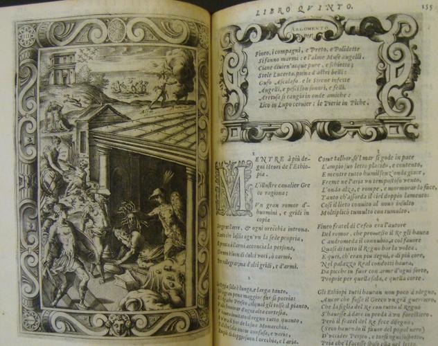 Le Metamorfosi di Ovidio / ridotte da Gio. Andrea dell'Anguillara in ottava rima con le annotationi di M. Gioseppe Horologgi . .