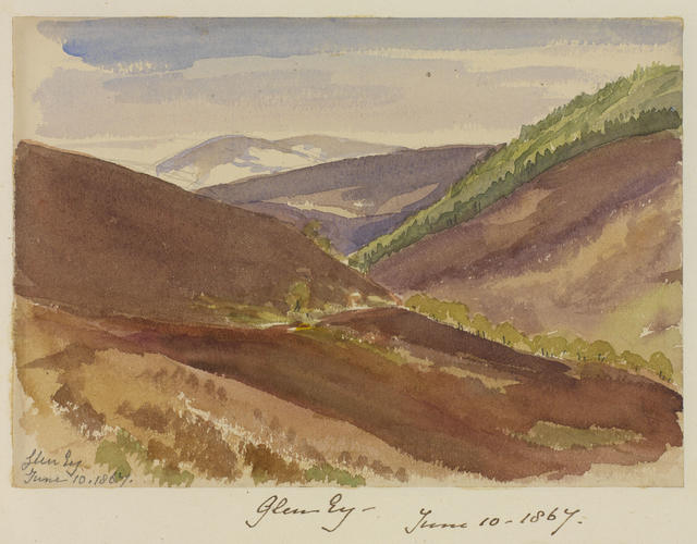 Master: SKETCHES FROM NATURE V. R. 1863 TO 1867
Item: Glen Ey