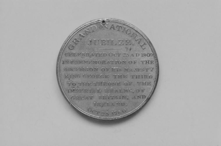 Medal commemorating the Golden Jubilee of the Reign of George III
